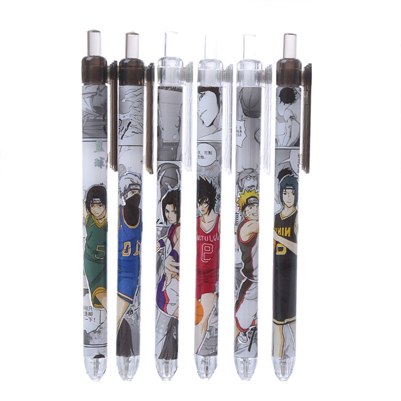 Bút Mực gel Mực Đen Ngòi 0.5mm In Họa Tiết Hoạt Hình Dễ Thương