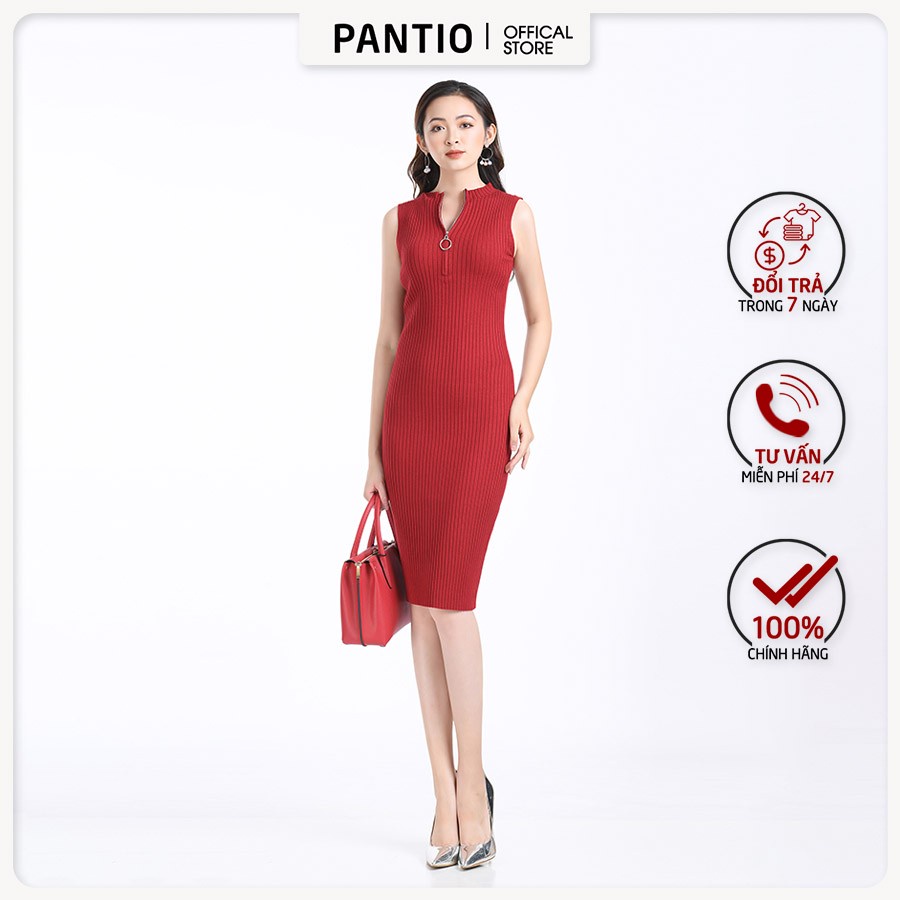 Đầm len body thiết kế không tay dáng ôm FOL036 - PANTIO