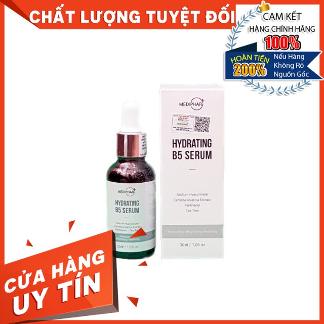 [HÀNG CÔNG TY]Serum Dưỡng Cấp Ẩm Phục Hồi Trắng Sáng Da Mờ Thâm Sạm Nám Cấp Nước Chống Lão Hóa Da MEDIPHAR+ HYDRATING B5