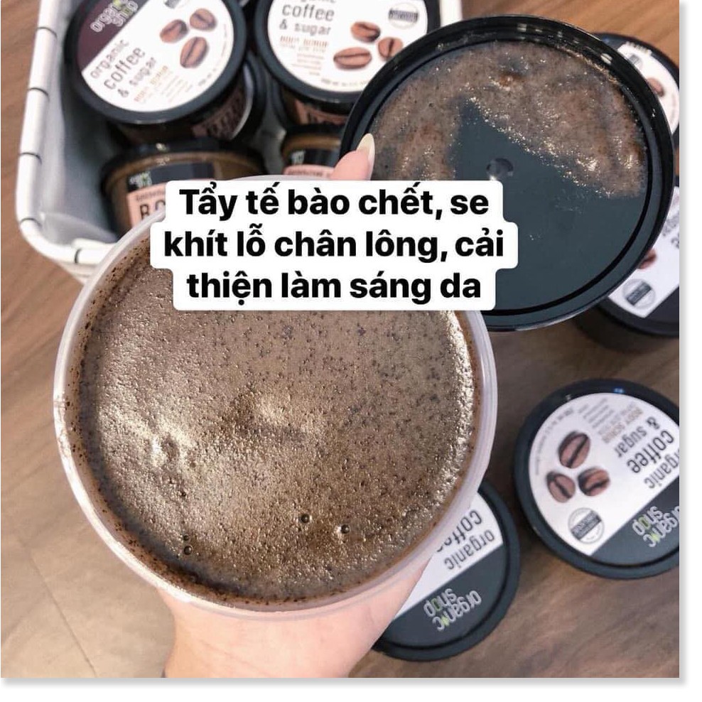 [Mã chiết khấu giảm giá mỹ phẩm sỉ chính hãng] Tẩy Da Chết Toàn Thân Organic Coffee & Sugar Body Scrub