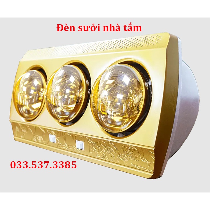 Đèn sưởi nhà tắm 3 bóng