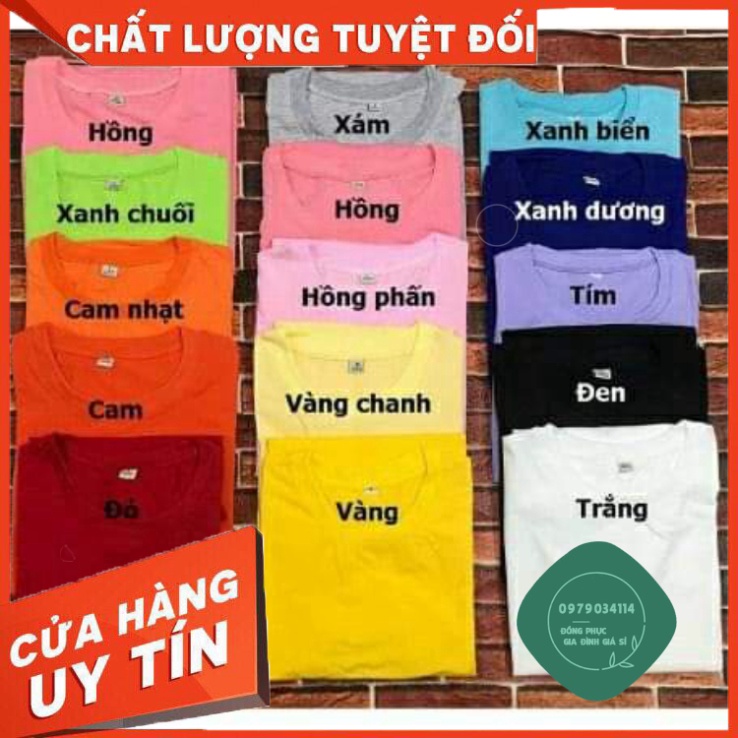 Áo thun  gia đình 3/4/5 người Đồ đôi mẹ và bé thun cotton dày dặn chất đẹp đủ size 100 kí