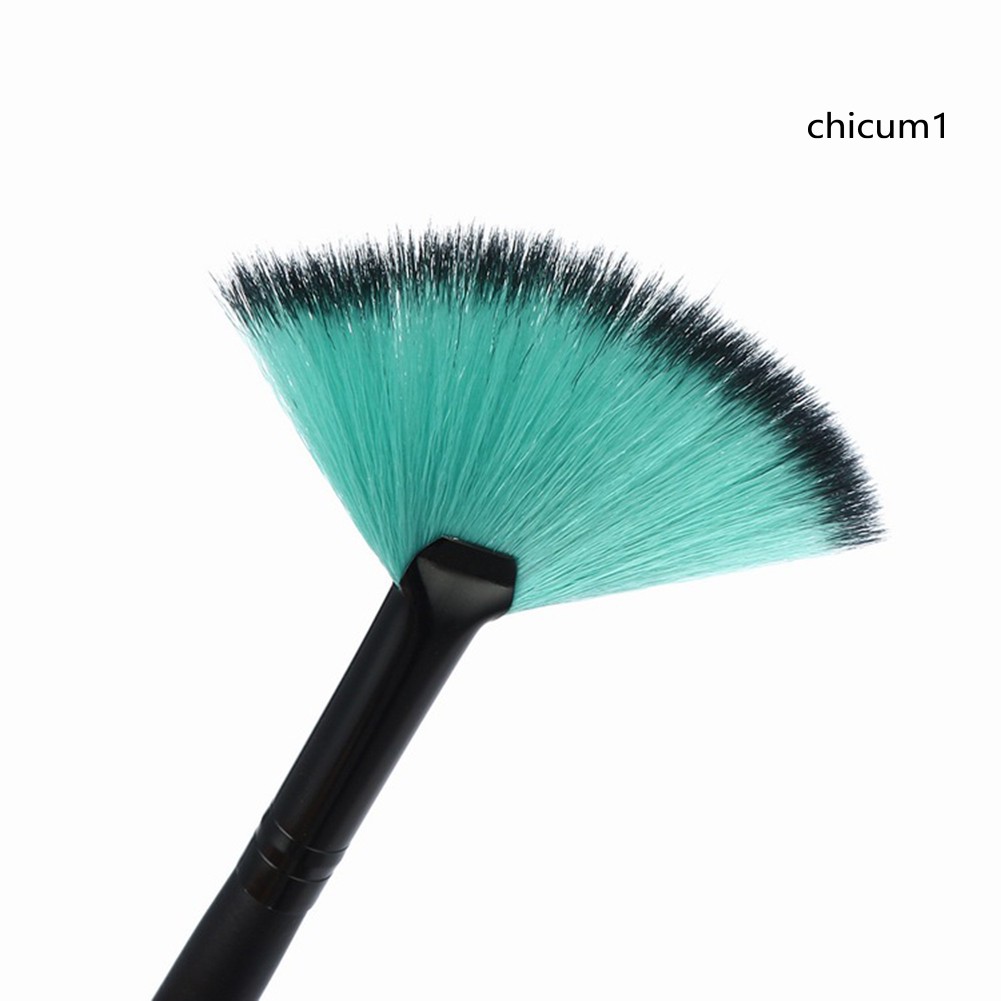 (hàng Mới Về) Set 5 Cọ Trang Điểm Sợi Nhân Tạo Hình Quạt Cho Nữ | BigBuy360 - bigbuy360.vn