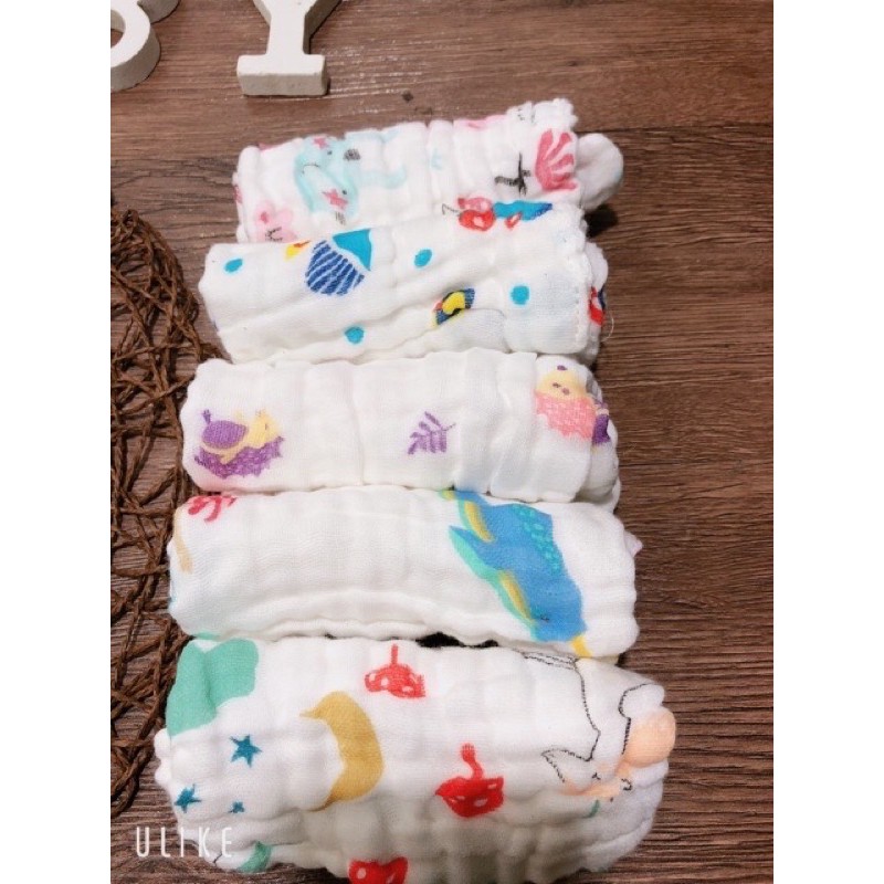 Khăn mặt cho bé💖 𝑭𝑹𝑬𝑬𝑺𝑯𝑰𝑷 💖Khăn Mặt Xô 6 Lớp,khăn xô sữa 6 lớp cho bé