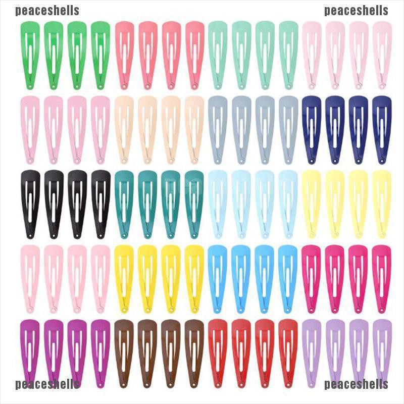 Set 20 Kẹp Tóc Màu Kẹo Ngọt Dành Cho Bé Gái