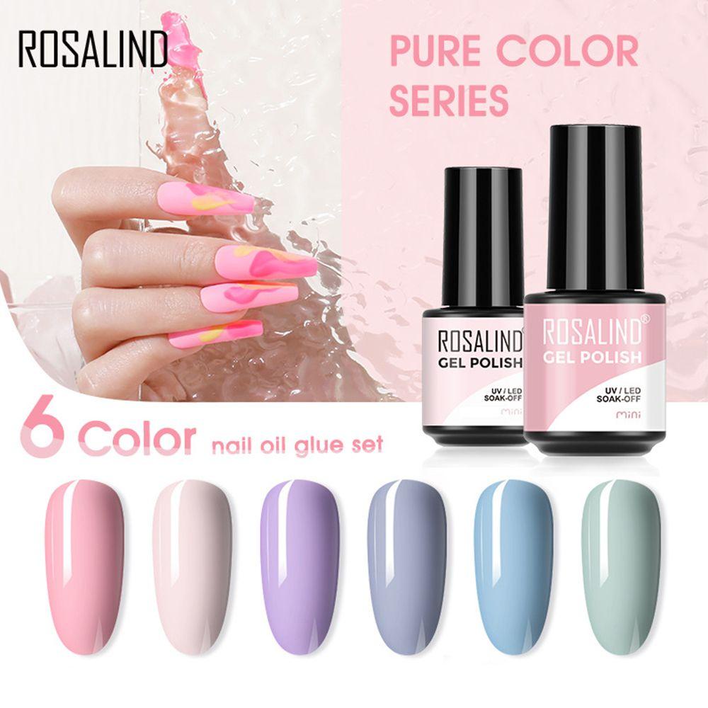 Set 6 Lọ Sơn Móng Tay Gel UV Nhiều Màu Sắc