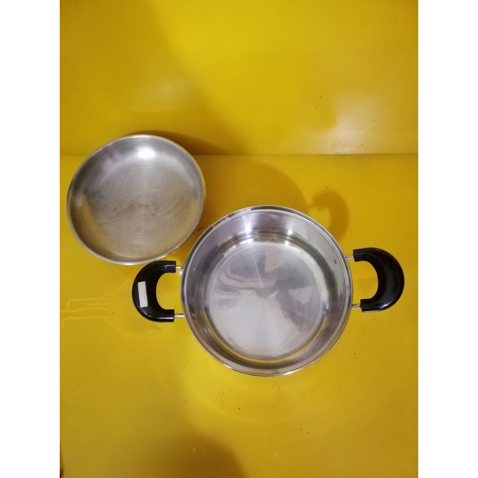 Nồi inox nội địa Nhật, size 23cm, cao 11cm (mã 667), Dùng được bếp từ