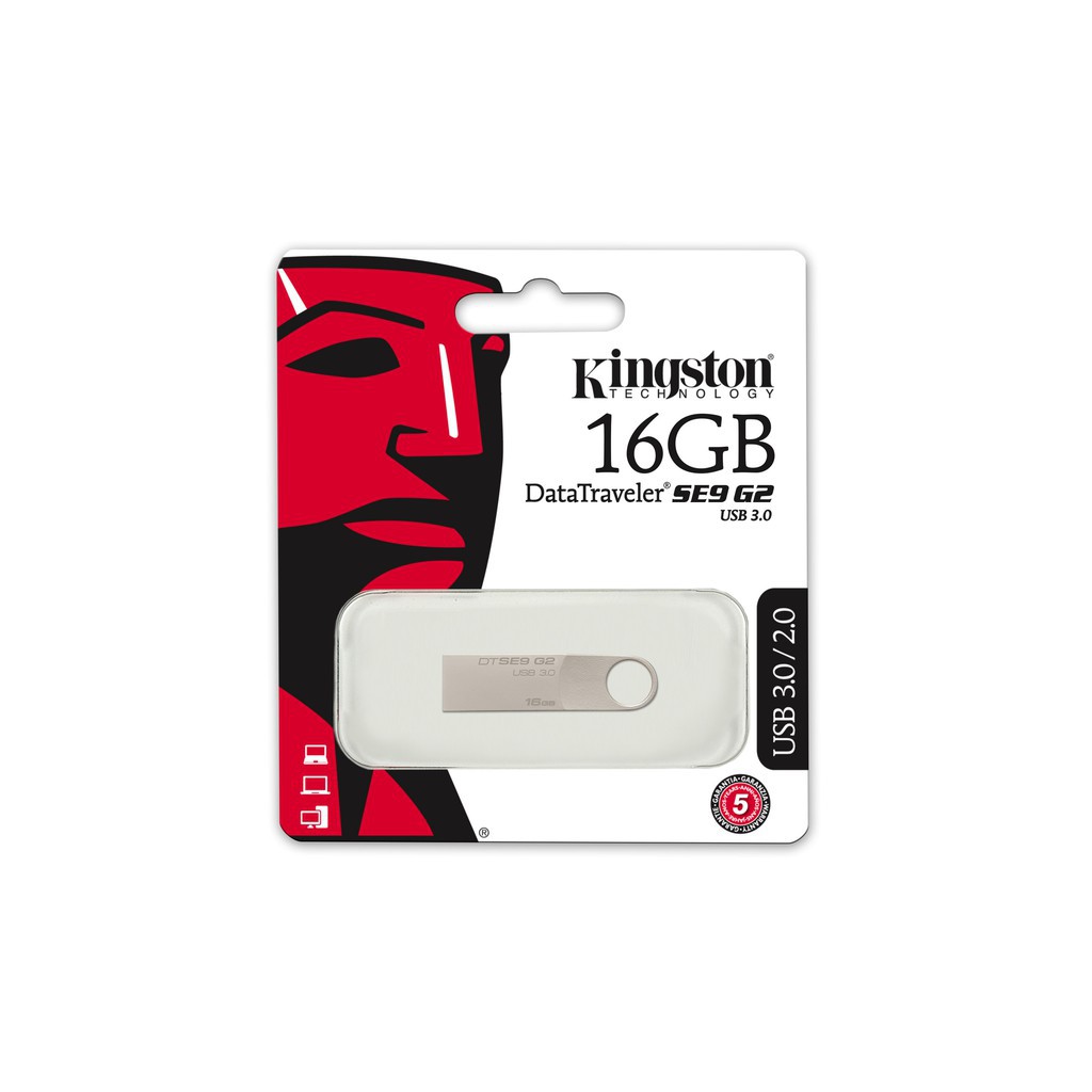 Mới Về - USB Kingston 16GB DataTraveler DTSE9 G2 3.0 - Bảo hành chính hãng 5 năm