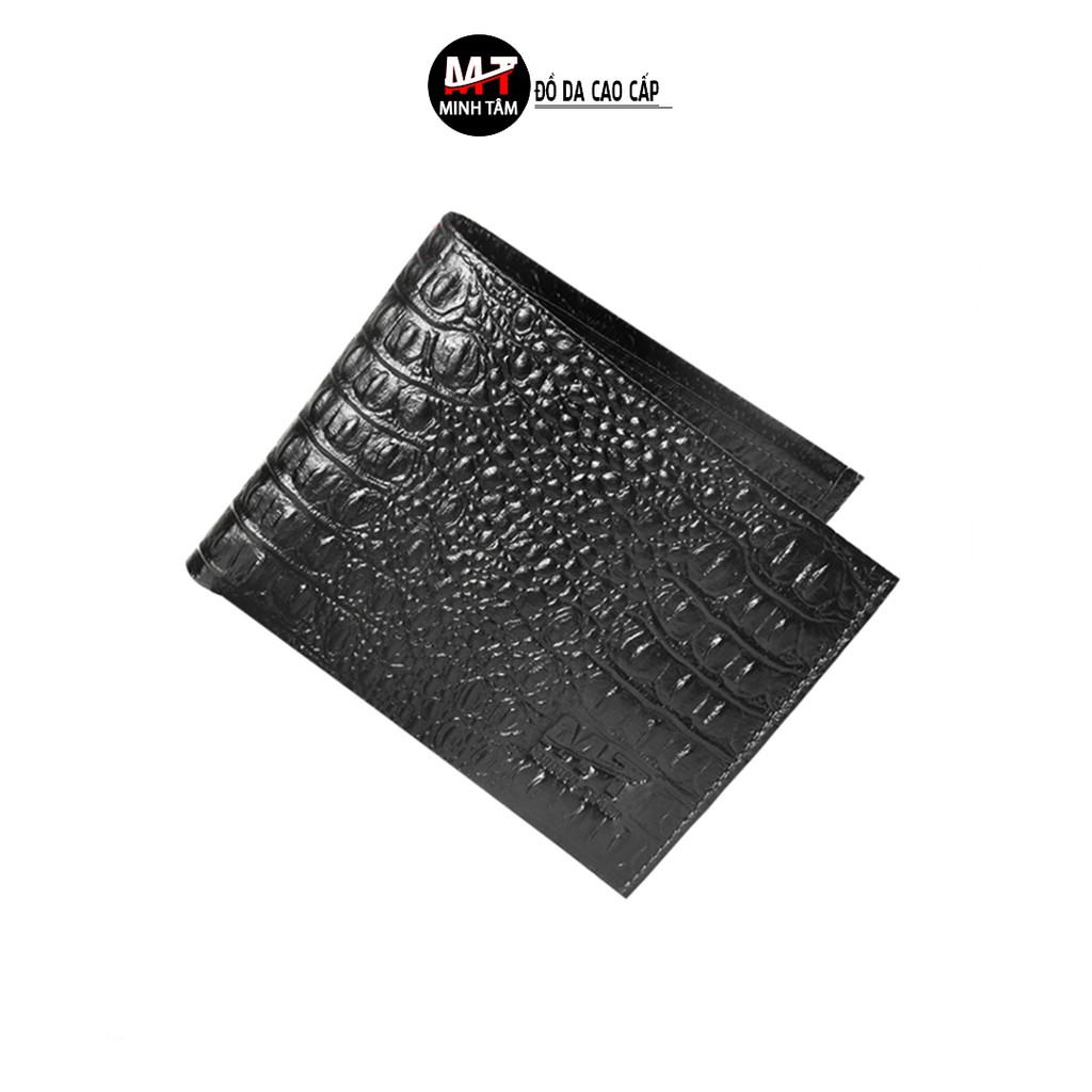 Ví nam Minh Tâm da bò vân cá sấu MT-0135
