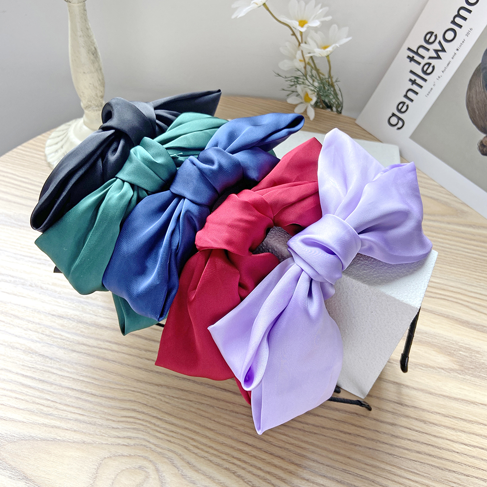 Dây cột tóc phối nơ xinh xắn thời trang cho nữ