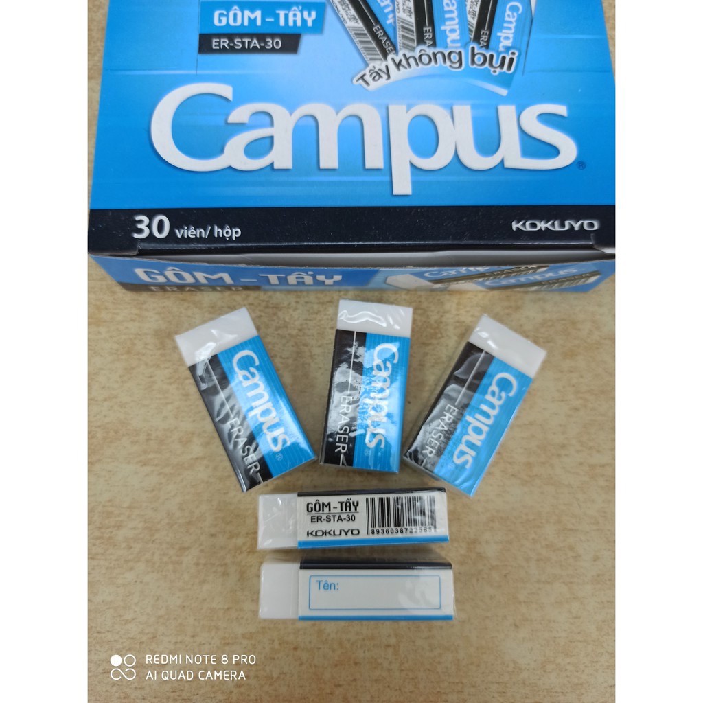 SIÊU SALE ƯU ĐÃI SỐC GÔM TẨY CAMPUS TRẮNG