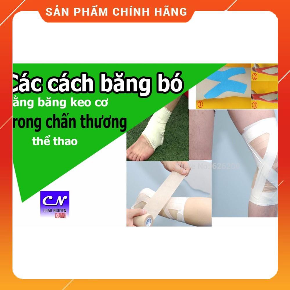 [[Ảnh Thật]] Băng keo Nhật thể thao, băng cuốn chống căng cơ bảo vệ cơ khớp (loại 5cm và 3 cm)