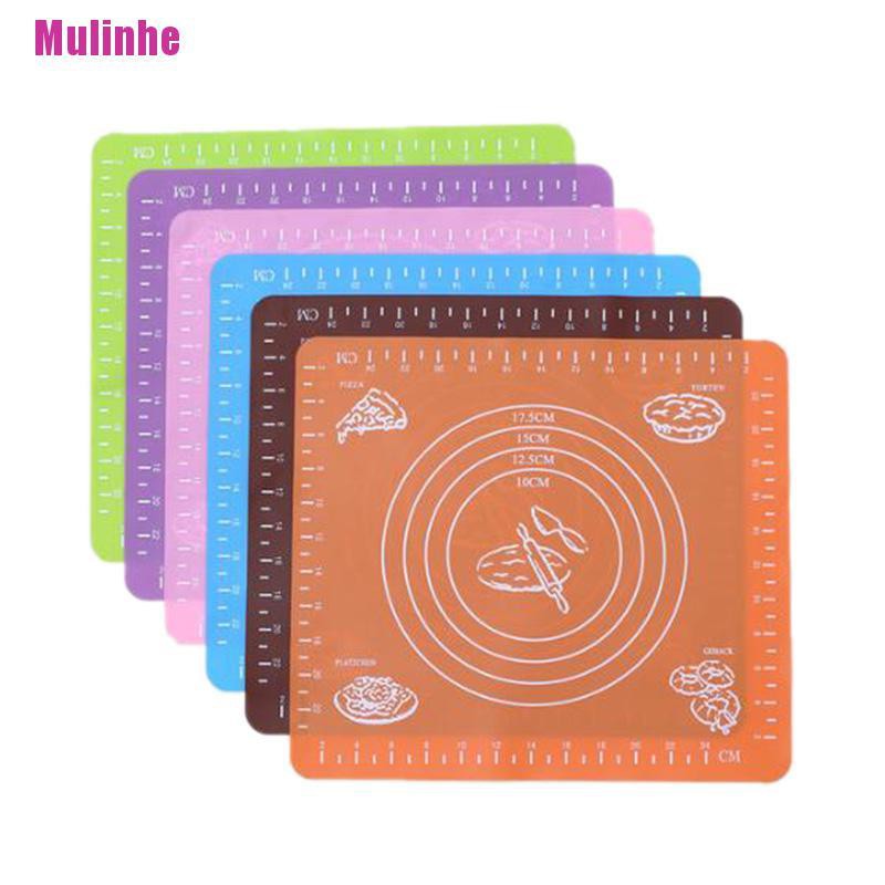 Thảm Silicon Cán Bột Làm Bánh Tiện Dụng 30x25cm