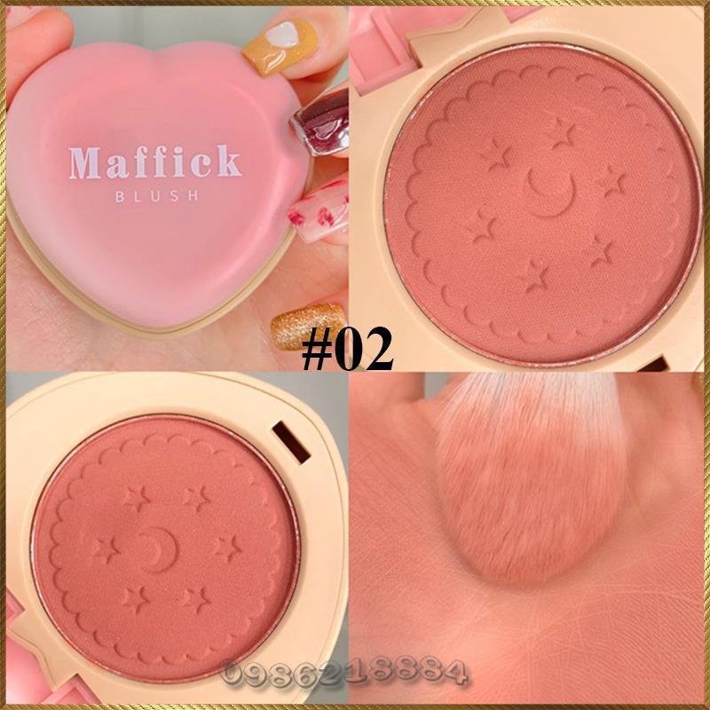 Phấn má hình trái tim MAFFICK Love Cookie Blush trang điểm má hồng MCB3