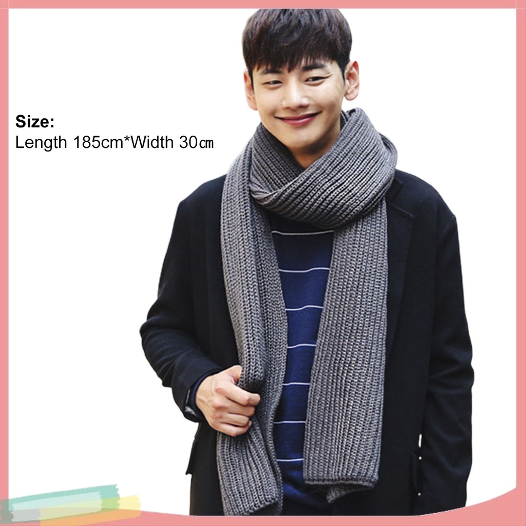 Khăn Choàng Dệt Kim Màu Sắc Đơn Giản Phong Cách Hàn Quốc Cho Nữ