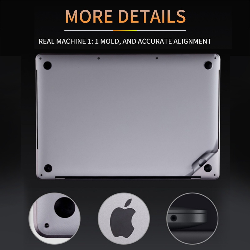 Sticker Dán Bảo Vệ Toàn Diện Cho Macbook Pro14 M1 A2442 Air 13.6 2022 M2 A2681 Macbook Pro Air 13 15 16 Inch A2179 A2251 A1706 A2485