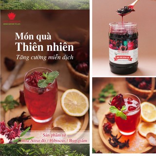 Mã GROSALE2 giảm 8% đơn 150K Siro Atiso đỏ syrup hibiscus kèm đài hoa giòn