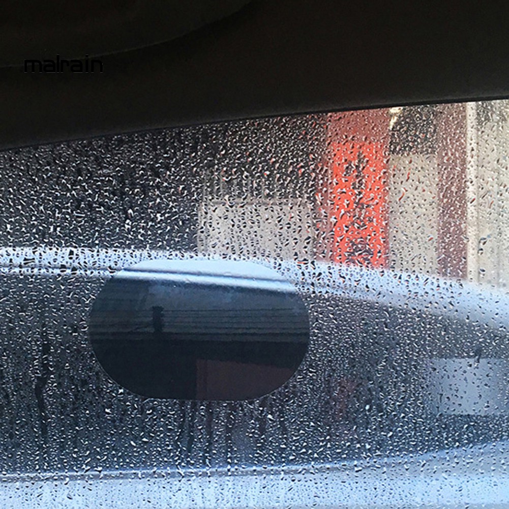 Bộ 2 miếng sticker dán gương chiếu hậu chống nước mưa và sương mù cho ô tô