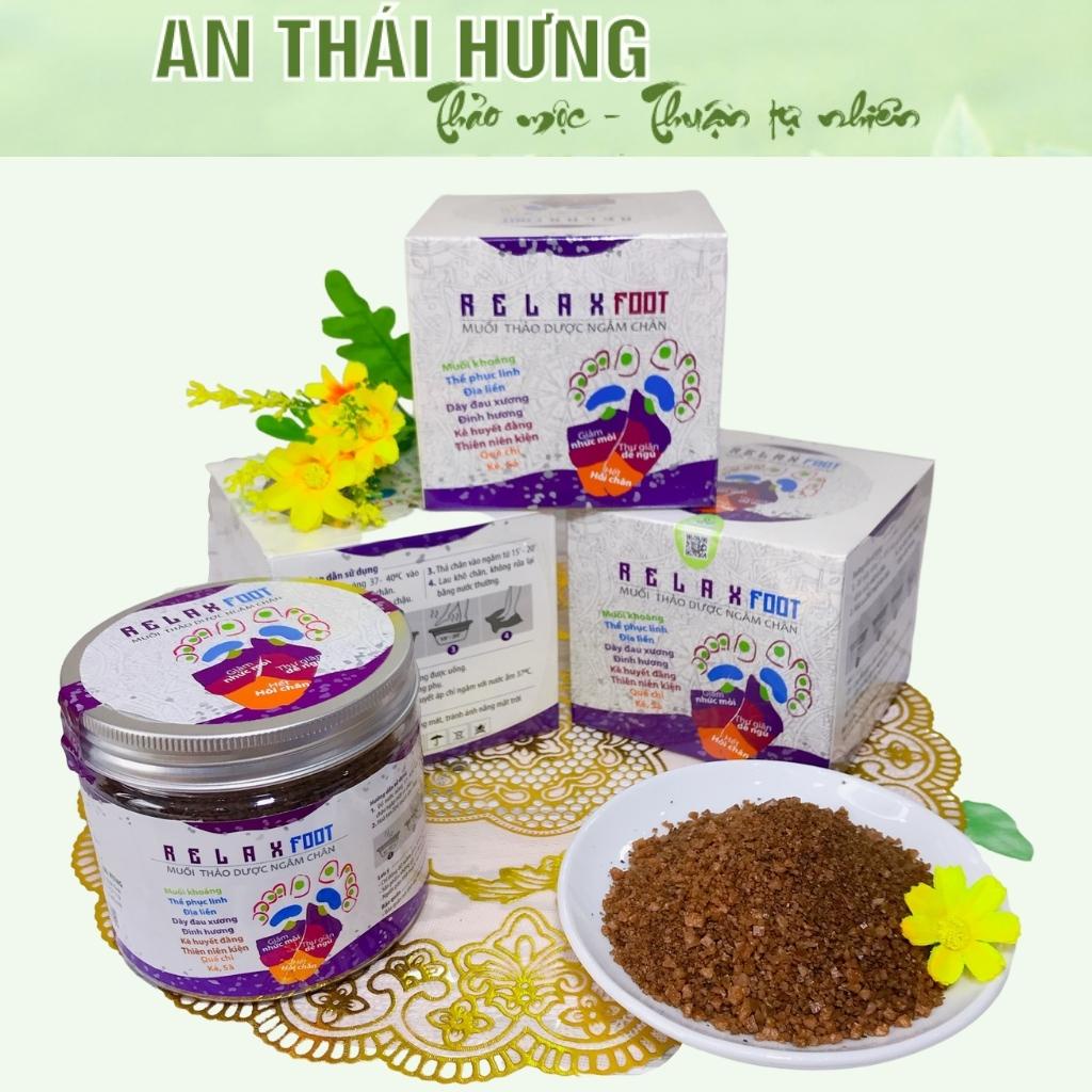 Muối Ngâm Chân Thảo Dược RELAX FOOTS - Giảm Nhức Mỏi xương khớp, Hết Hôi Chân /ad.tea