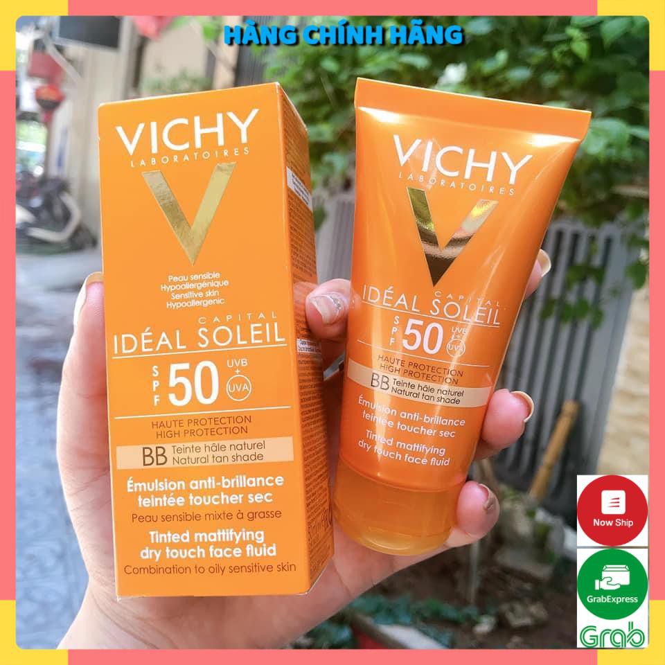 [HÀNG HOT]  Kem Chống Nắng Không Màu SPF50 Vichy Capital Soleil 50ml
