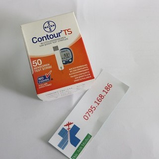 QUE THỬ ĐƯỜNG HUYẾT CONTOUR TS