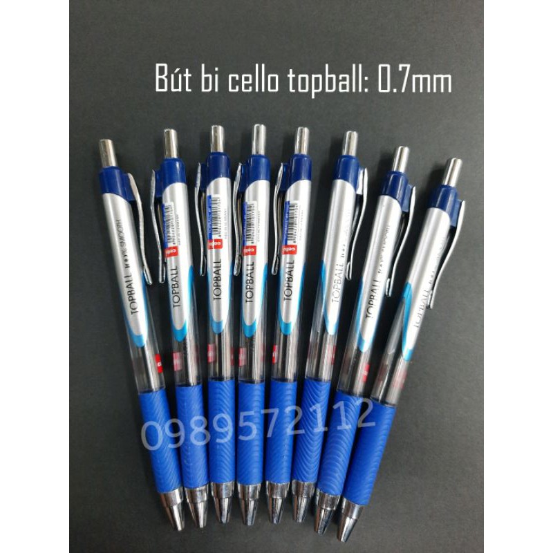 Hộp 12cái Bút bi Cello TopBall 0.7mm.