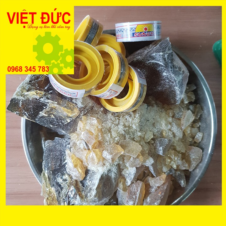 1kg nhựa thông tốt + 06 cuộn thiếc