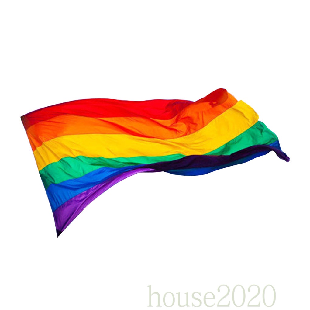 Lá cờ cầu vồng LGBT nhiều màu sắc kích thước 2020 90x150cm