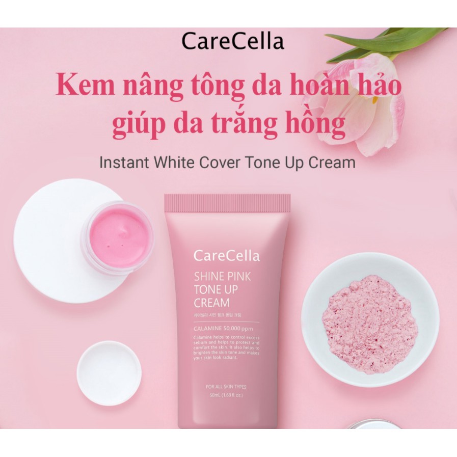 [Loại 1 Tốt Nhất] Kem dưỡng trắng da CareCella Shine Pink