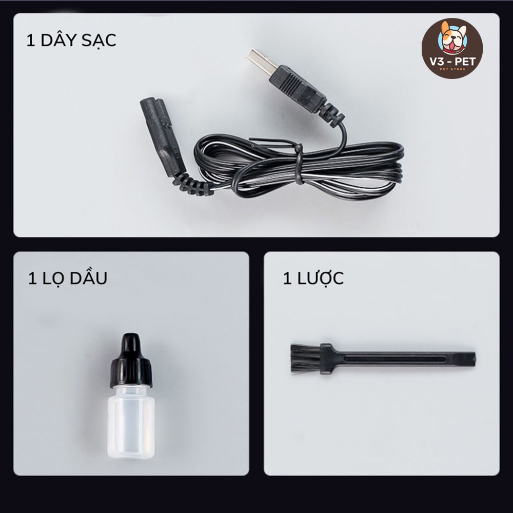 Tông Đơ Tỉa Lông Chân Chó Mèo, Hàng Nhập Khẩu Chất Lượng Cao, HK-275A