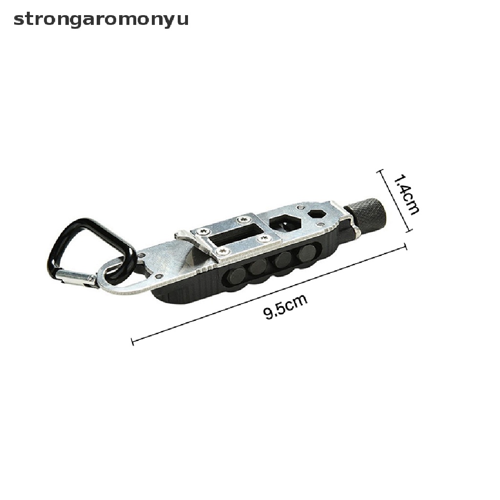 【YU】 Mini Multifunctional Screwdriver Outdoor EDC Keychain Shape Screwdrivers .