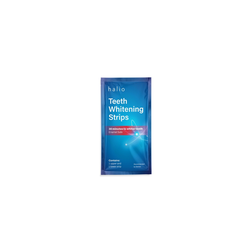 [HB Gift] Combo 4 Miếng Dán Trắng Răng Halio Teeth Whitening Strip