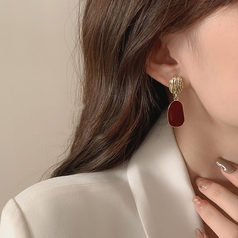 Khuyên tai dáng dài phong cách Hàn Quốc thanh lịch