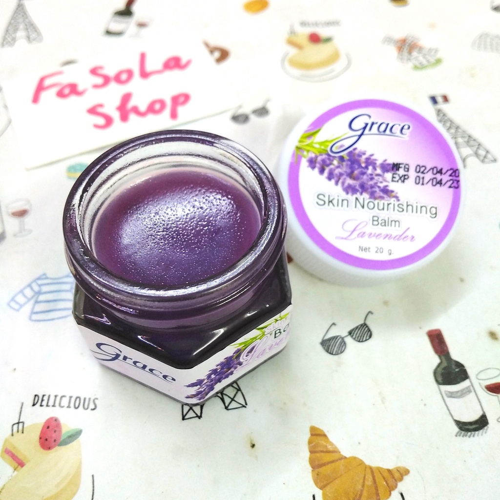 Dầu cù là GRACE LAVENDER 20g Thái Lan 20g giúp ngủ ngon skin nourishing balm