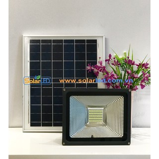SIÊU SALE: Đèn pha LED năng lượng mặt trời 30W thay được pin