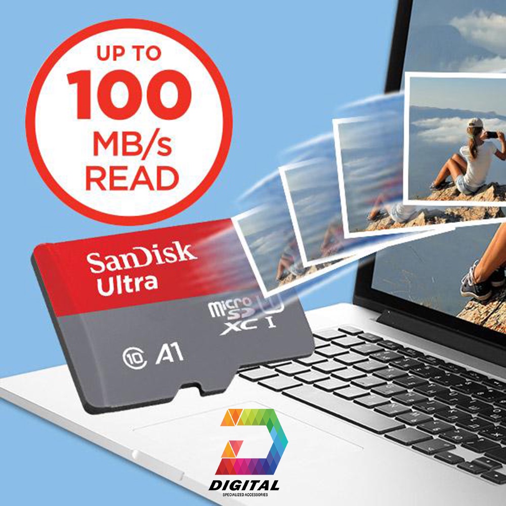 Thẻ Nhớ SanDisk Ultra 100MB/s MicroSDXC UHS-I A1 Chính Hãng