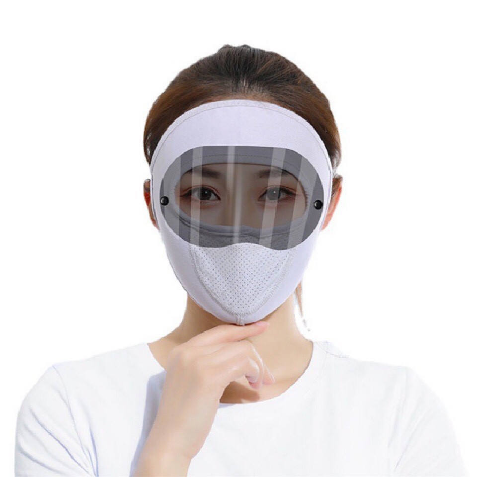 Khẩu trang vải Ninja có kính bảo hộ tiện lợi