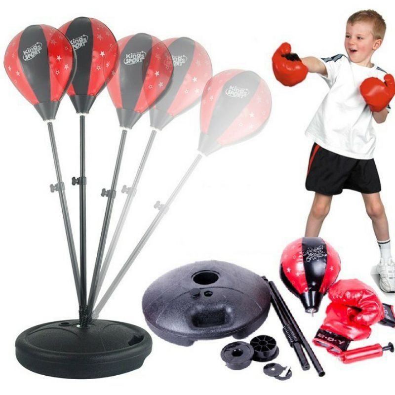 bộ đấm boxing phản xạ cho bé