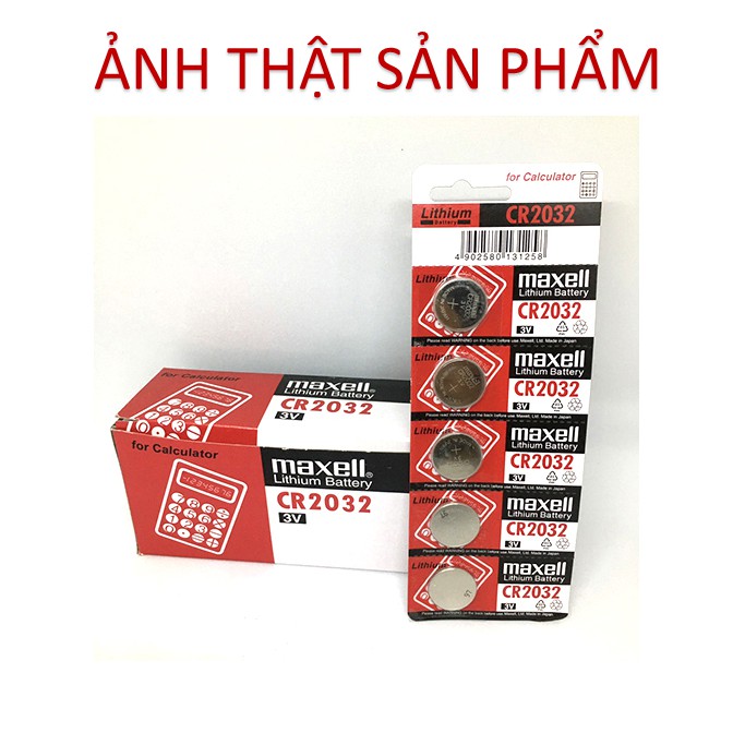 Pin máy đo đường huyết Maxell CR2032 (1 viên)