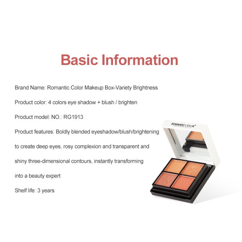 (Hàng Mới Về) Bảng Phấn Mắt / Má Hồng / Phấn Bắt Sáng Đa Năng Cho Người Mới Bắt Đầu | BigBuy360 - bigbuy360.vn