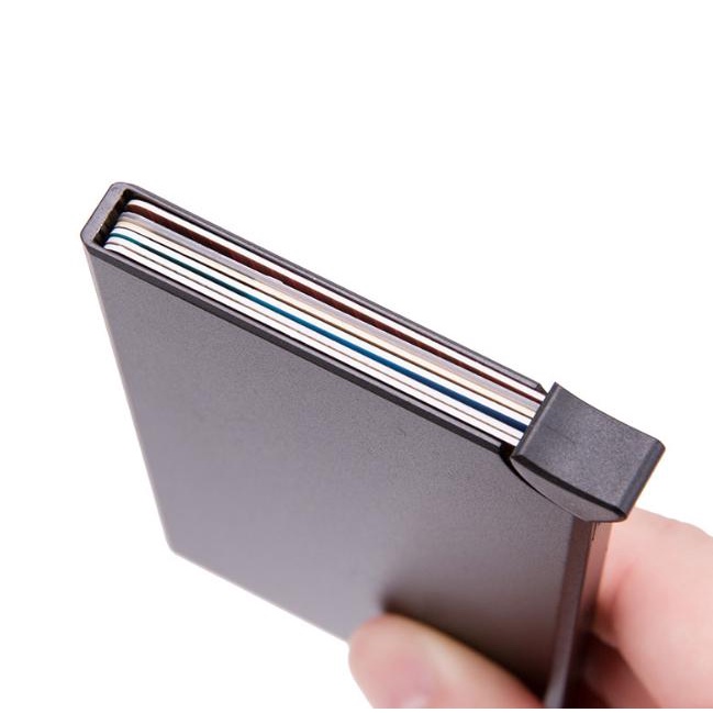 Hộp đựng card visit ví đựng thẻ ATM đựng danh thiếp có đẩy lên tự động
