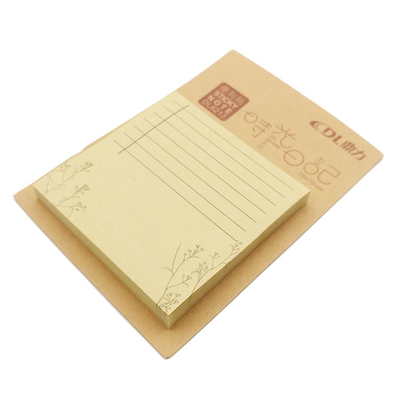 Giấy Note 70 x 70 mm DL6213 - Kẻ Ngang (55 Tờ)