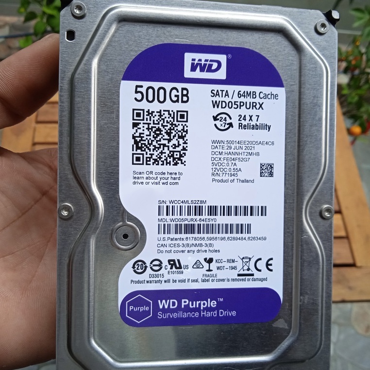 [ GIÁ GỐC ] Ổ cứng HDD PC 3,5&quot; 500GB ổ cứng cho camera giá nhà phân phối, ổ wd tím 500GB