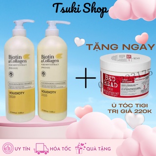 Combo Chăm Sóc Tóc BIOTIN$COLLAGEN VÀNG (Tặng ủ KAR)