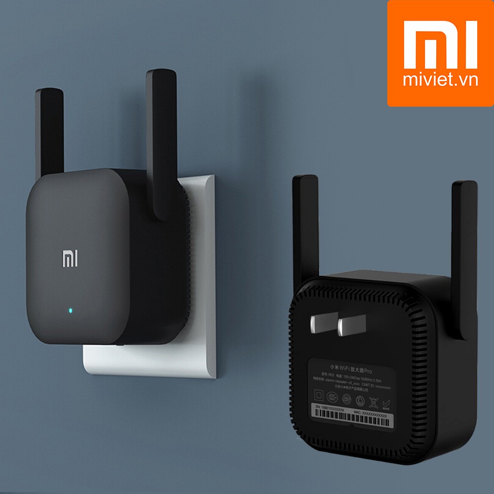 Kích sóng Wifi Xiaomi Repeater pro băng thông 300 Mbps | BigBuy360 - bigbuy360.vn