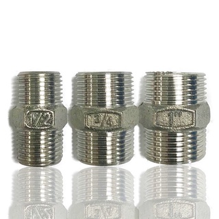 Kép nối 2 đầu rên Inox phi 21( 304)