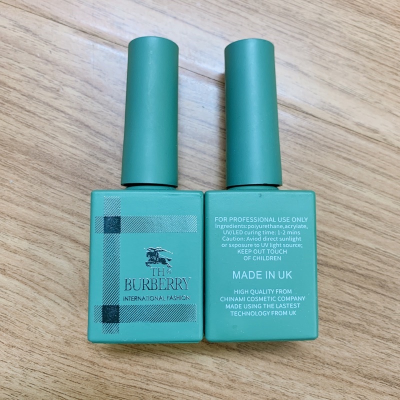 Sơn gel Burberry màu đen, Sơn gel Burberry màu trắng - LanChiNail