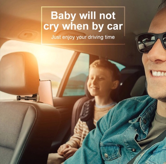 Giá đỡ tựa ghế trên ô tô cho iPhone-iPad BASEUS Bracket Car Mount