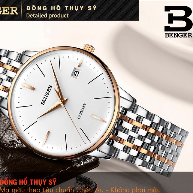 Đồng Hồ Nam BENGER của Đức - Dây Thép Không Gỉ Cao Cấp | BigBuy360 - bigbuy360.vn