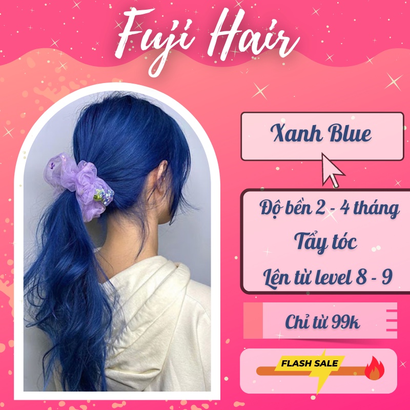 Thuốc Nhuộm Tóc Xanh 𝐁𝐋𝐔 CAO CẤP
